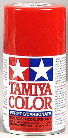 Tamiya Ps-2 Polycarbonate Spray Red 3 Oz     (Tam86002) 1
