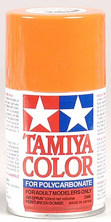 Tamiya Ps-7 Polycarbonate Spray Orange 3 Oz    (Tam86007) 1