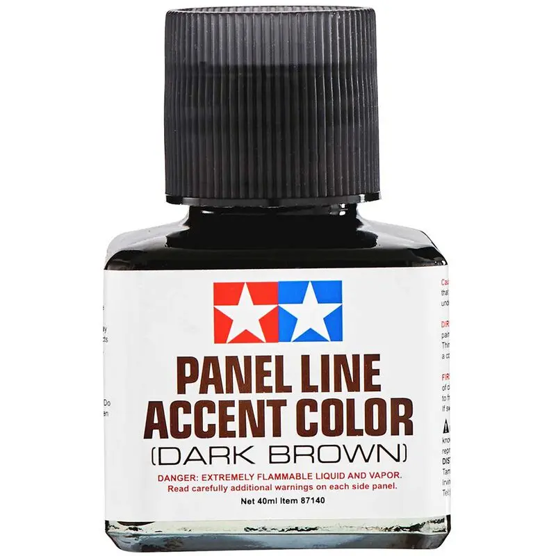 Tamiya Panel Line Accent Color, 40Ml Dark Brown    (Tam87140) 1