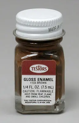 Testors Enamel 1/4Oz Light Brown (Tes1133tt) 1