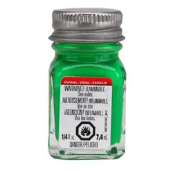 Testors Enamel 1/4Oz, Green Fluorescent  (Tes1174tt 1