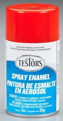 Testors Spray Bright Red 3 Oz (Tes1231) 1