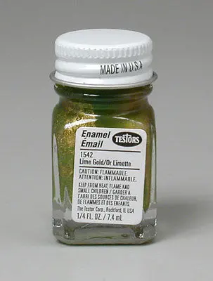 Testors Gold Metal Flake 1/4 Oz (Tes1542t) 1