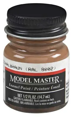 Model Master Signalbraun Ral8002 1/2 Oz (Tes2100) 1