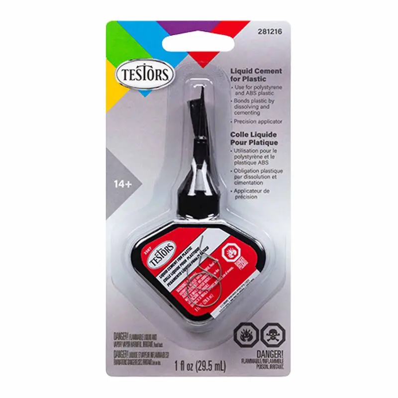 Testors Liquid Cement With Precision Applicator, 1 Oz   (Tes281216) 1