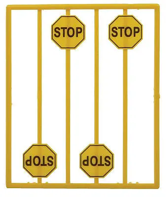 Tichy Yellow Stop Sign (8) (Tic2071) 1