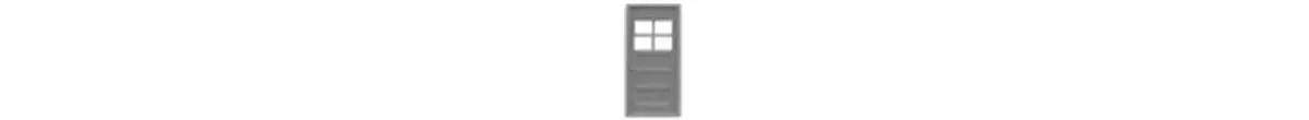 Tichy 4 Lite 3 Panel Door (Tic2505) 1