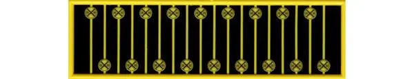 Tichy Modern Crossing Warning Sign    (Tic2621) 1
