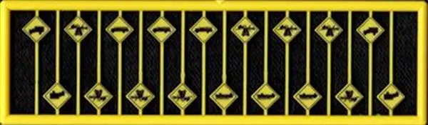Tichy Warning Signs Firehouse & Low Vehicle N Scale (Tic2685) 1