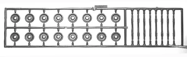 Tichy Ho Non Op Scale Wheel Set For Detailing (96) (D)   (Tic3010) 1