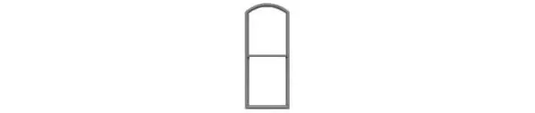 Tichy Double Hung Arch Top Masonry Window    (Tic8044) 1