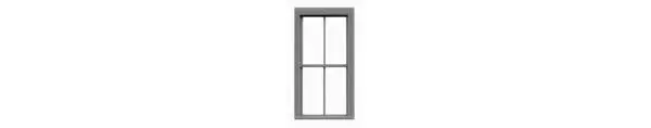 Tichy 2/2 Double Hung Window (Tic8061) 1