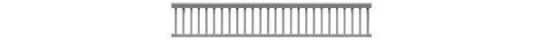 Tichy Round Spindle Porch Rail (Tic8109) 1
