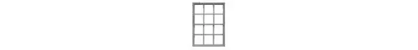 Tichy 12 Pane Masonry Window  (Tic8154) 1