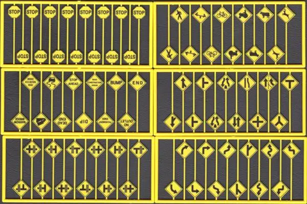Tichy Early Road Sign Assortment (Tic8258) 1