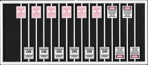 Tichy Assorted No Trespassing Signs (Tic8315) 1