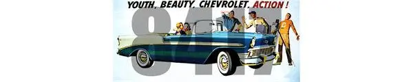 Tichy Chevy Convertible Billboard (Tic8417) 1