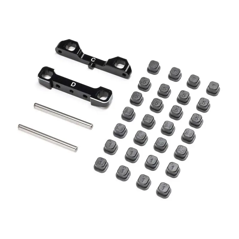Team Losi Racing Adjustable Pivot Set C & D, Black: 22S Sprint   (Tlr-1055) 1