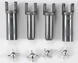 Traxxas Half Shafts U-Joints Blue Eagle Ls (2)    (Tra1651) 1
