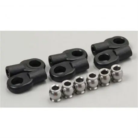 Traxxas Rod Ends Short With Hollow Balls T-Maxx 2.5 (6) Tra2742x 1