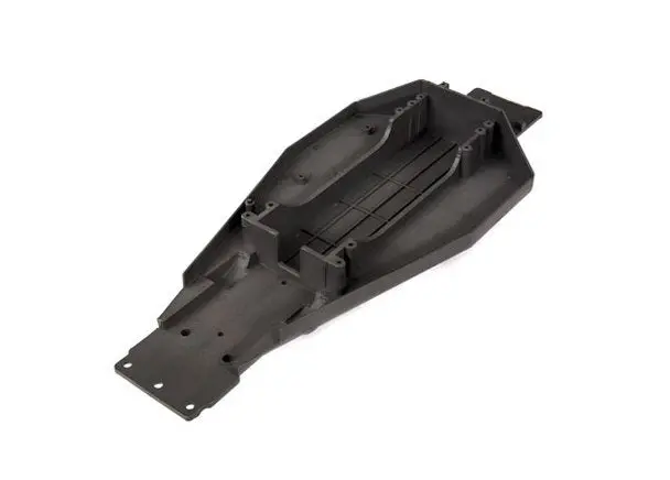 Traxxas Black Lower 166Mm Long Battery Compartment Chassis (Tra3722x) 1