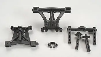 Traxxas Front/Rear Body Mounts W/Posts & Pins Revo (Tra5314) 1