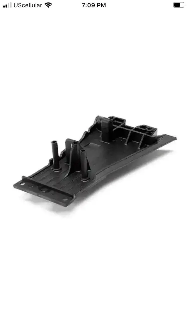 Traxxas Lower Chassis Low Cg Slash 2Wd Black    (Tra5831) 1