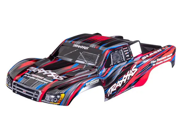 Traxxas Body Slash 4X4 Red Complete   (Tra6932-Red) 1