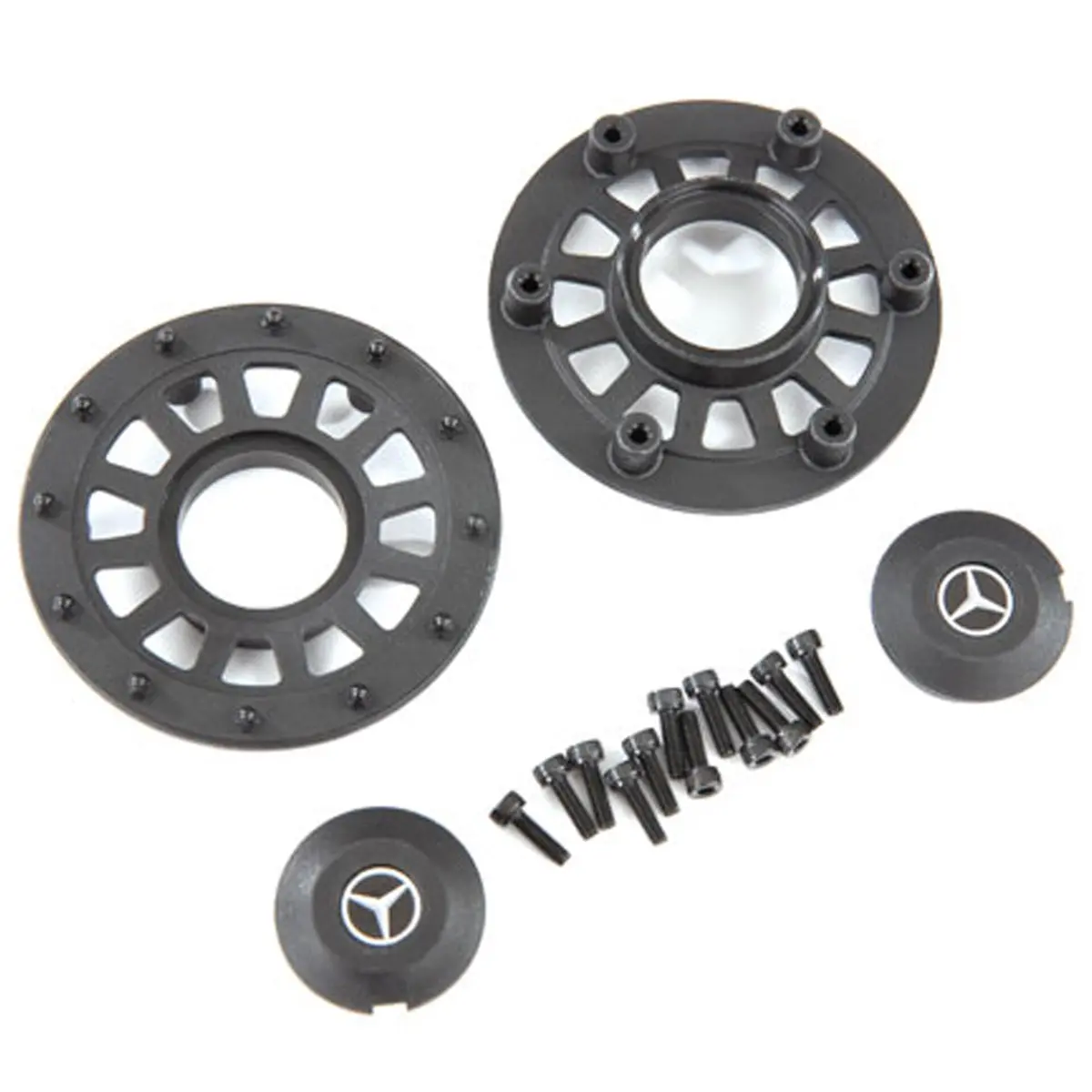 Traxxas Center Caps (2) Beadlock Rings (2) (Tra8875) 1