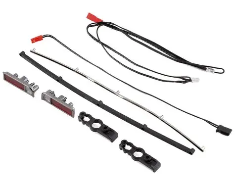 Traxxas Led Lights/Tail Lights Red, Blk Chrome Trim (Tra9497x) 1