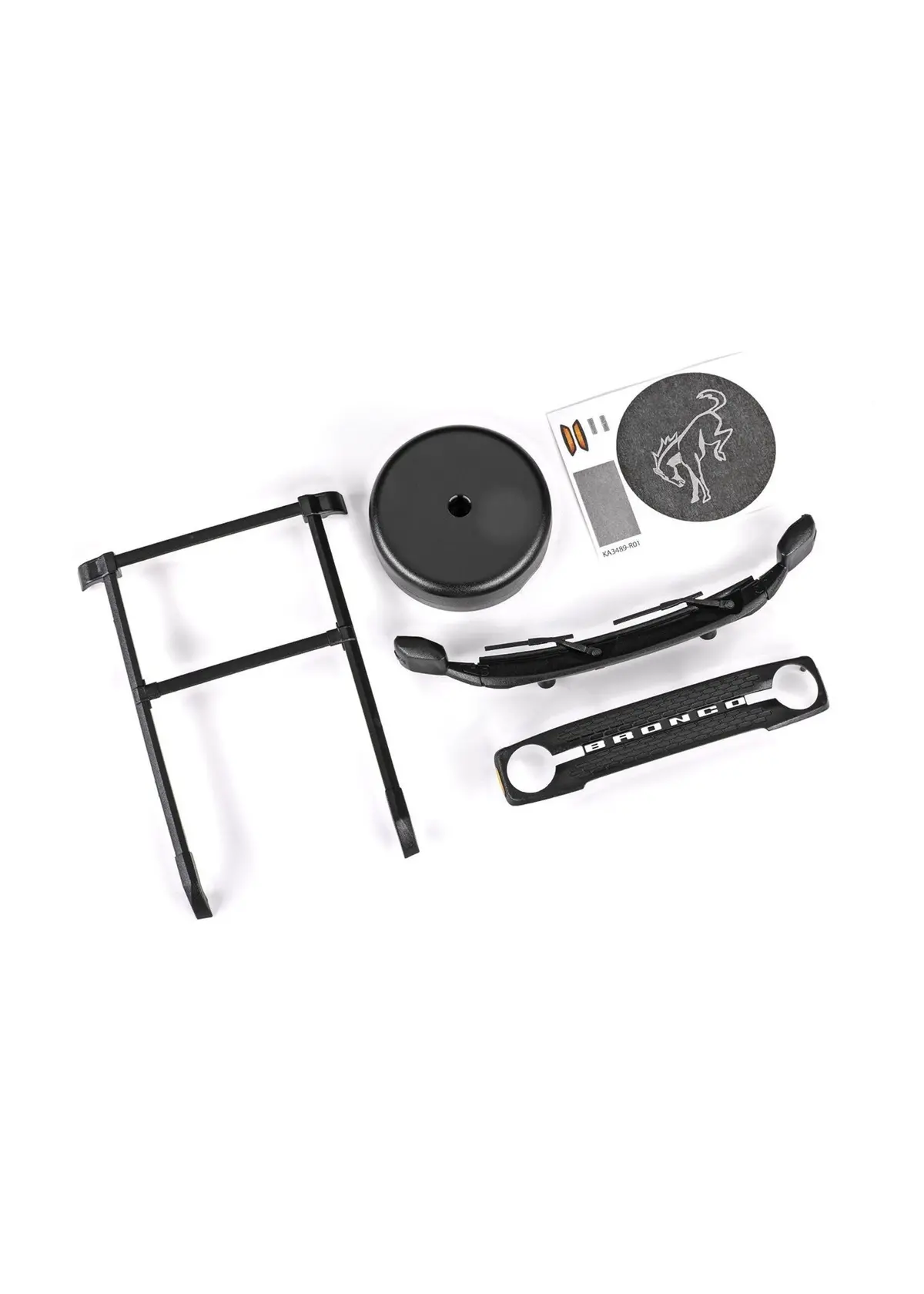 Traxxas Roof Rack/Tire Cvr 9711 Body  (Tra9715) 1