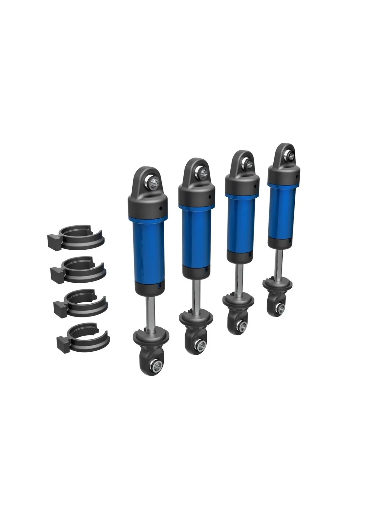 Traxxas Shocks W/O Springs Blue  (Tra9764-Blue) 2