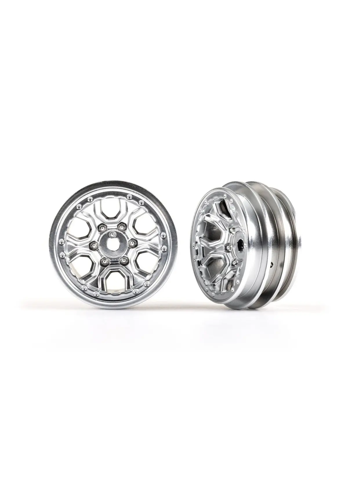 Traxxas 1.0" Rims (Satin Chrome) (2) (Trx-4M)   (Tra9770satin) 1