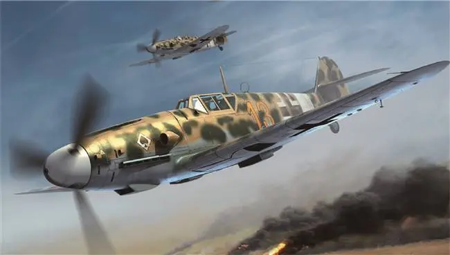Trumpeter Messerschmitt Bf 109G-2/Trop German Fighter  (Tsm02295) 1