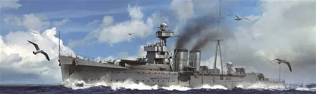 Trumpeter Hms Calcutta British Light Cruiser   (Tsm5362) 1