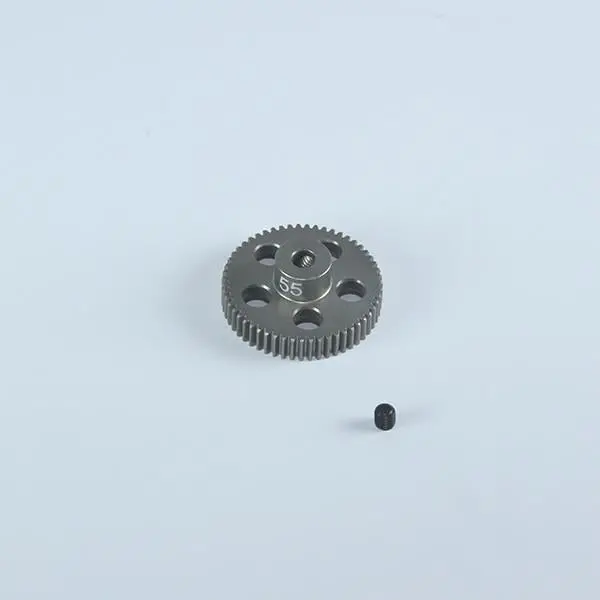 Tuning Haus - 55 Tooth, 64 Pitch Precision Aluminum Pinion Gear (Tuh1355) 1