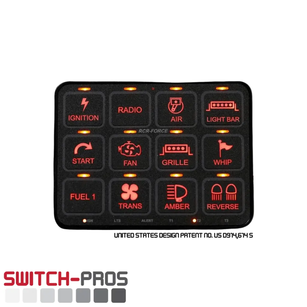 Switch Pros Rcr-Force 12 Switch Panel System 1
