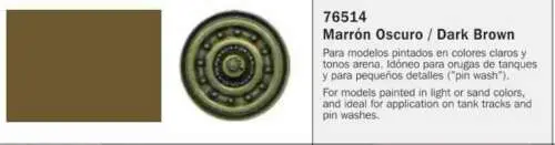 Vallejo Dark Brown Wash, 35Ml   (Vlj76514) 1