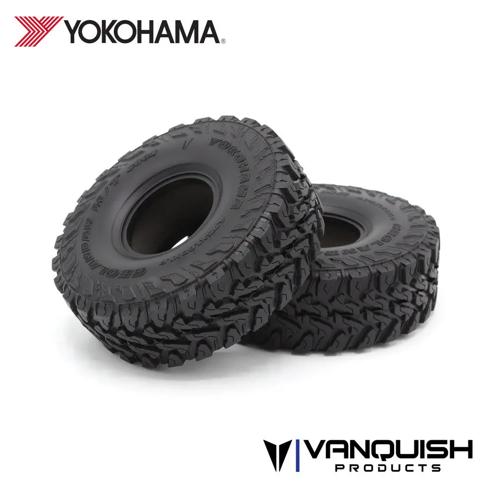 Vanquish Yokohama Geolandar M/T 1.9 Tires (2) Red Compound - 4.75"   (Vps10105) 1