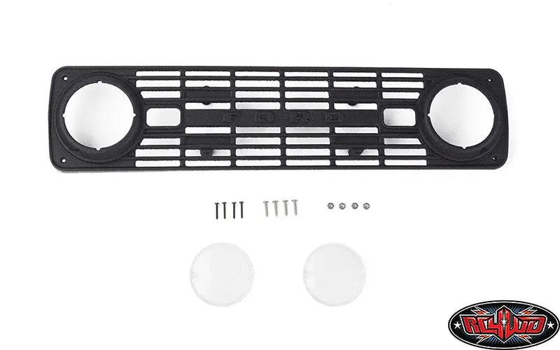 Rc4wd Front Grille And Lenses For Axial Scx10 Iii Early Ford Bronco (Black)  (Rc4vvvc1269) 1