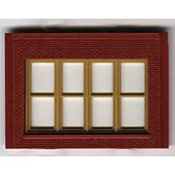 Woodland Scenics Ho Dpm 1 Story Victorian Window (4)  (Woo30147) 1