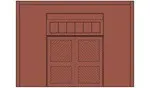 Woodland Scenics O Dpm St/Dock Level Freight Door (Woo90107) 1