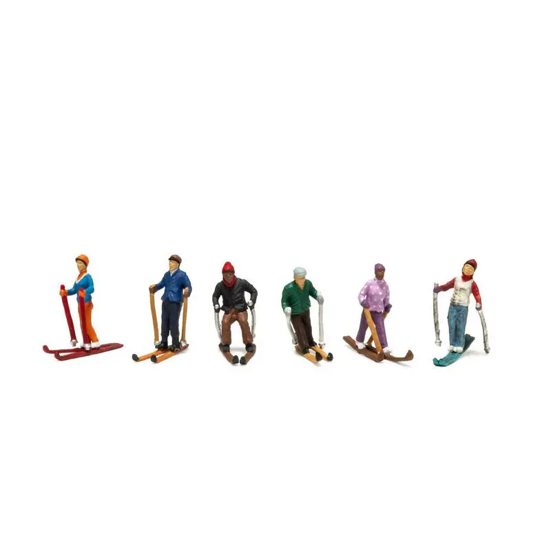 Woodland Scenics N Snow Skiers  (Wooa2222) 1