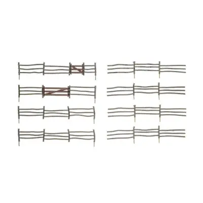 Woodland Scenics N Log Fence (Wooa2991) 1