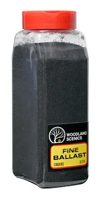 Woodland Scenics Ballast Fine Cinder 32 Oz  (Woob1376) 1