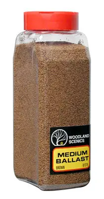 Woodland Scenics Ballast Medium Brown 32 Oz   (Woob1379) 1