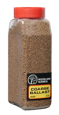 Woodland Scenics Ballast Coarse Brown 32 Oz      (Woob1386) 1