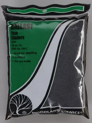 Woodland Scenics Ballast Fine Cinder (Woob76) 1