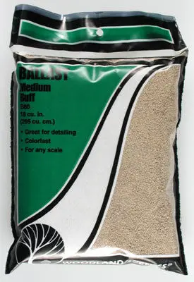 Woodland Scenics Ballast Medium Buff (Woob80) 1