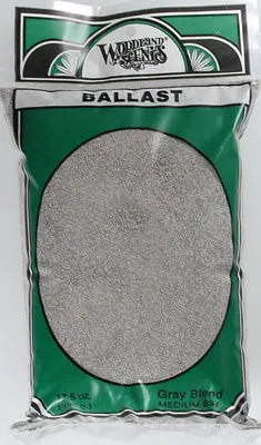 Woodland Scenics Ballast Medium Gray Blended 17.5 Oz   (Woob94) 1